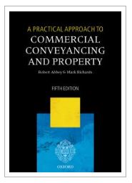 Standard Conveyancing Transactions